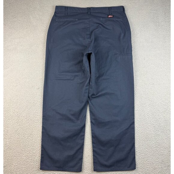 Dickies Classic Workwear Pants Men's 38x32 Straight Leg Relaxed Fit Cotton Blend - Picture 2 of 7